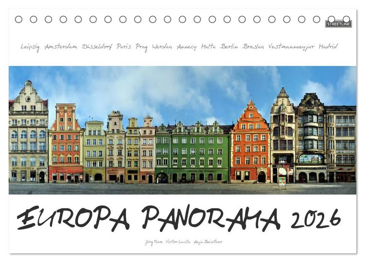 Produktbild: Europa Panorama 2026 (Tischkalender 2026 DIN A5 quer), CALVENDO Monatskalender