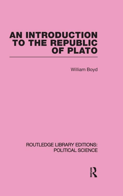 Produktbild: An Introduction to the Republic of Plato (Routledge Library Editions