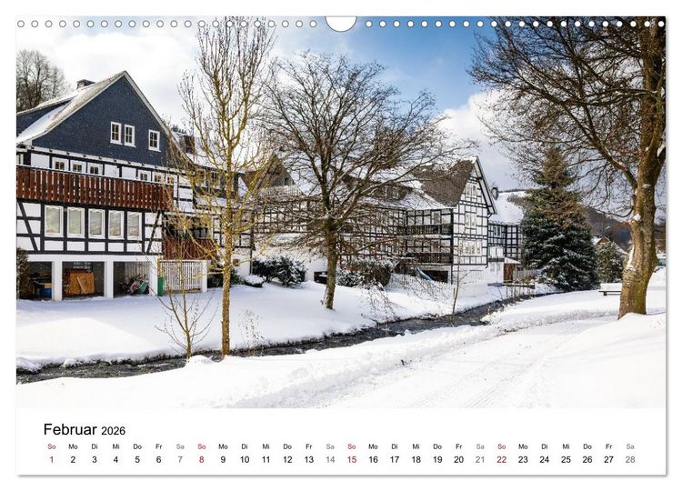 Produktbild: Westfeld-Ohlenbach - Wir feiern 50 Jahre Bundesgolddorf (Wandkalender 2026 DIN A3 quer), CALVENDO Monatskalender