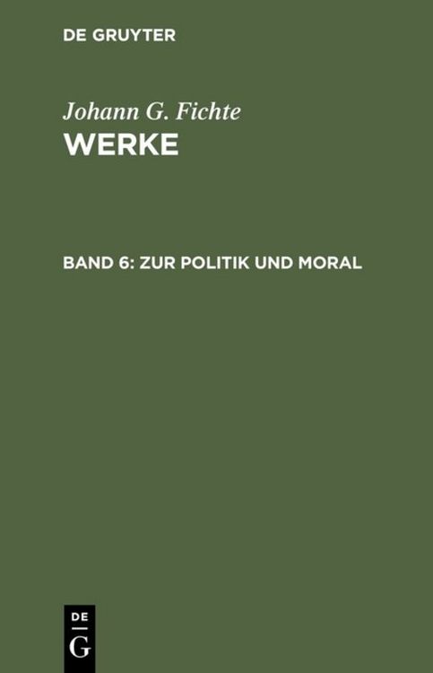 Produktbild: Zur Politik und Moral