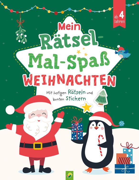 Produktbild: Mein R&auml;tsel-Mal-Spa&szlig; Weihnachten