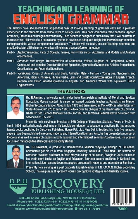 Produktbild: Teaching and Learning of English Grammar