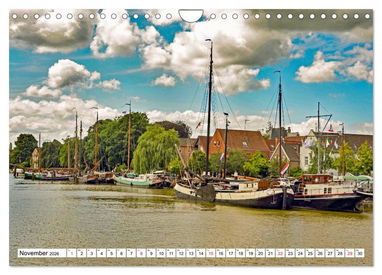 Produktbild: Leer - Perle Ostfrieslands (Wandkalender 2026 DIN A4 quer), CALVENDO Monatskalender