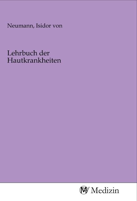 Produktbild: Lehrbuch der Hautkrankheiten