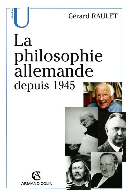 Produktbild: La philosophie allemande depuis 1945