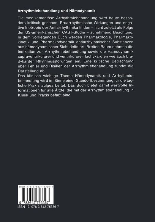 Produktbild: Arrhythmiebehandlung und H&auml;modynamik