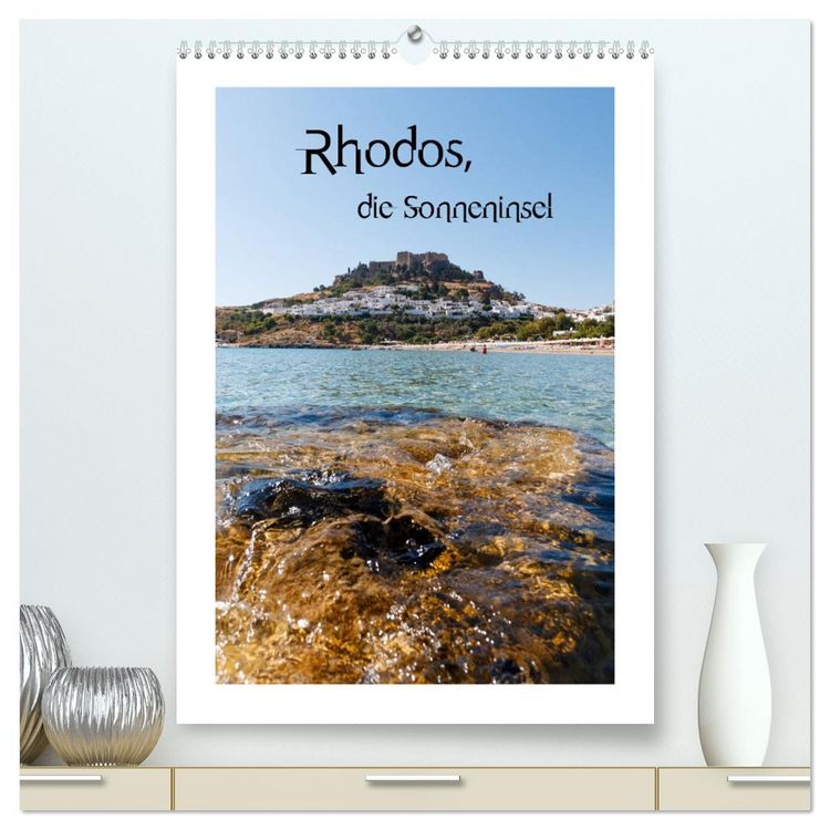 Produktbild: Rhodos, die Sonneninsel (hochwertiger Premium Wandkalender 2026 DIN A2 hoch), Kunstdruck in Hochglanz