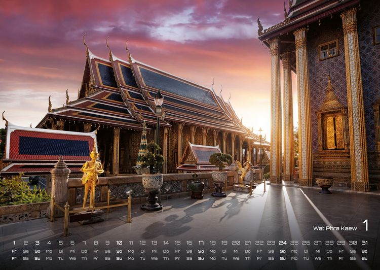 Produktbild: Thailand - Land of Smiles - 2027 - Kalender DIN A2