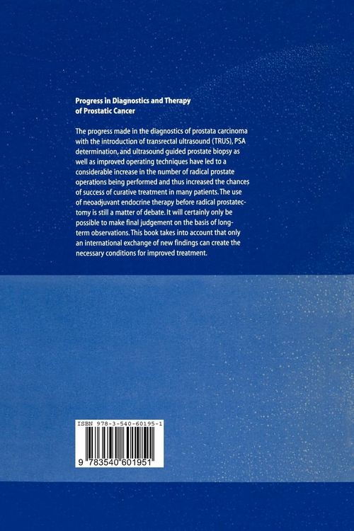 Produktbild: Progress in Diagnostics and Therapy of Prostatic Cancer