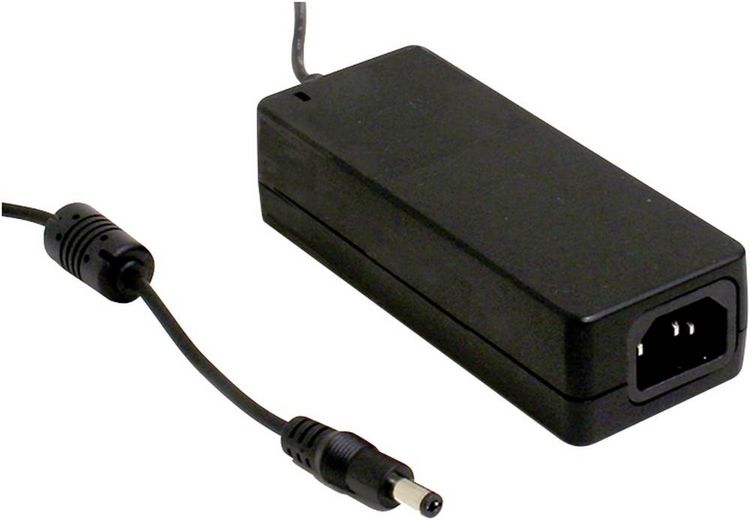 Produktbild: Mean Well MW GSM40A24-P1J Tischnetzteil, Festspannung 24 V/DC 1.67A 40W
