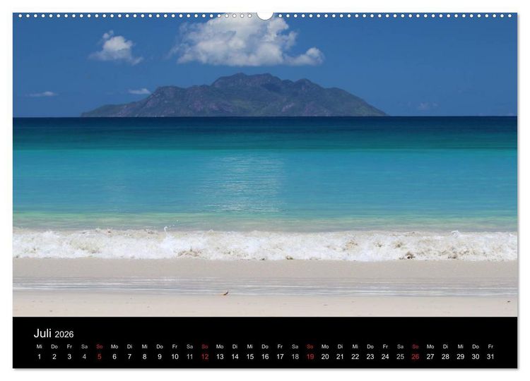 Produktbild: Seychellen (Wandkalender 2026 DIN A2 quer), CALVENDO Monatskalender