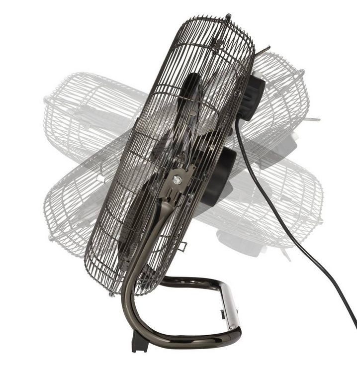 Produktbild: Sygonix Bodenventilator 120W (&Oslash; x H) 540mm x 540mm Schwarz