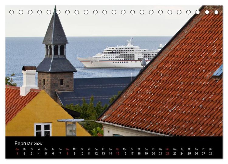 Produktbild: D&auml;nemarks Bornholm 2026 (Tischkalender 2026 DIN A5 quer), CALVENDO Monatskalender
