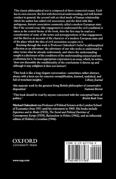 Produktbild: On Human Conduct