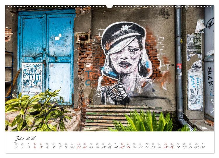 Produktbild: W&auml;nde sprechen B&auml;nde (hochwertiger Premium Wandkalender 2026 DIN A2 quer), Kunstdruck in Hochglanz