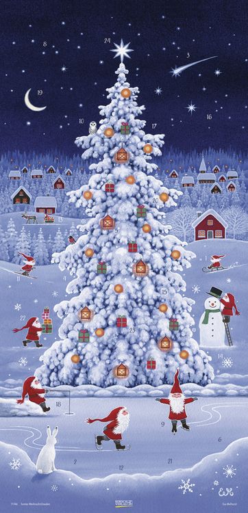 Produktbild: Adventskalender "Tomtes Weihnachtsfreuden"
