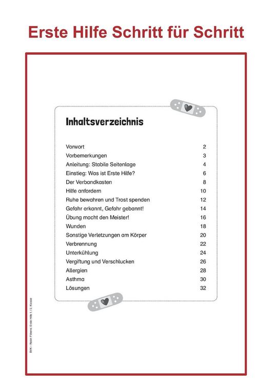 Produktbild: Erste Hilfe f&uuml;r kleine Helden