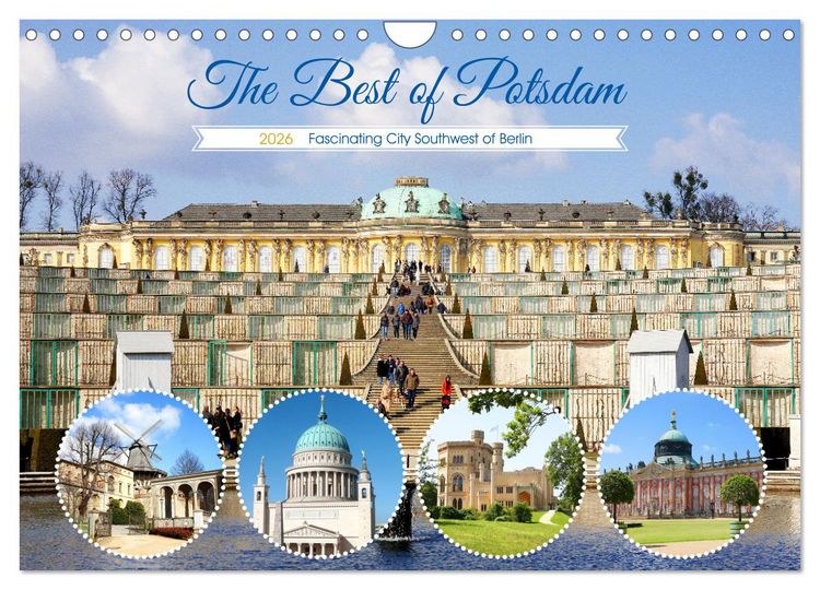 Produktbild: The Best of Potsdam (Wall Calendar 2026 DIN A4 landscape), CALVENDO 12 Month Wall Calendar