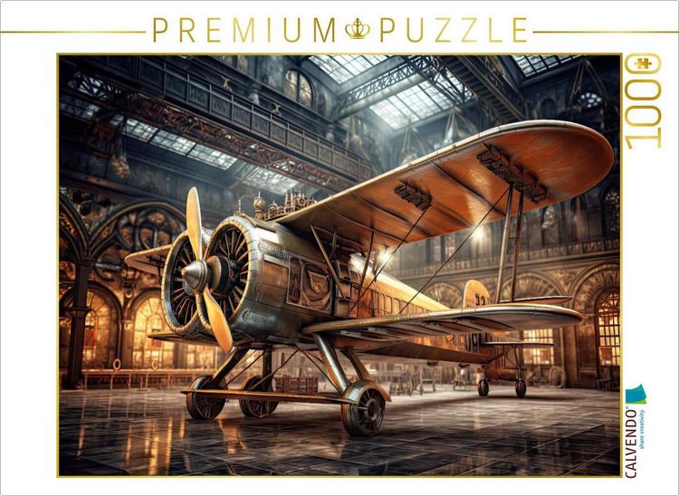 Produktbild: CALVENDO Puzzle Ein Motiv aus dem Kalender Steampunk Luftfahrt | 1000 Teile Lege-Gr&ouml;&szlig;e 64x48cm Foto-Puzzle f&uuml;r gl&uuml;ckliche Stunden