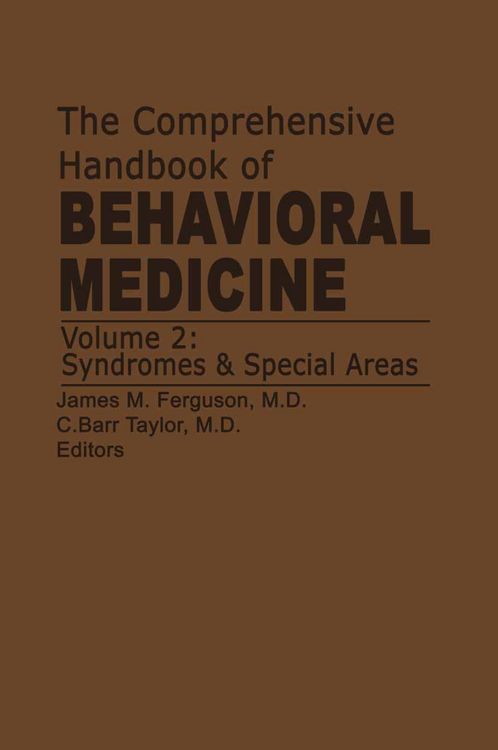 Produktbild: The Comprehensive Handbook of Behavioral Medicine