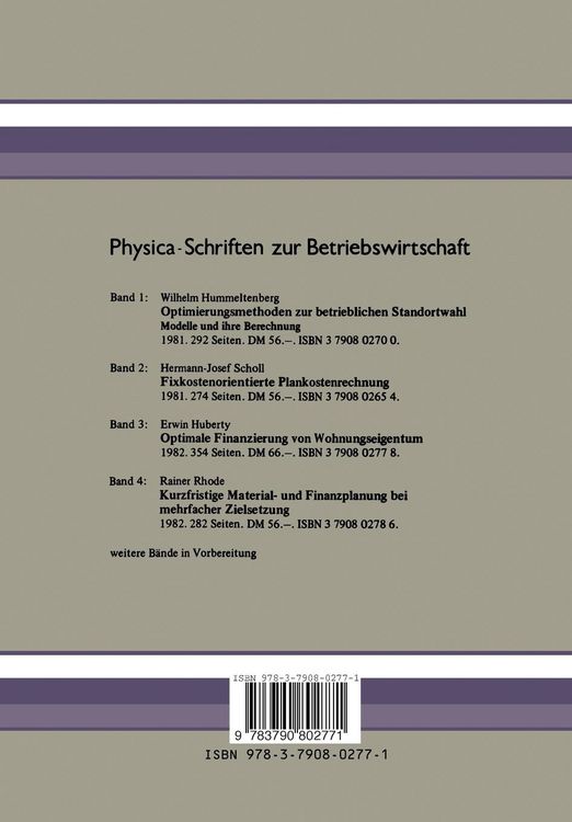 Produktbild: Optimale Finanzierung von Wohnungseigentum