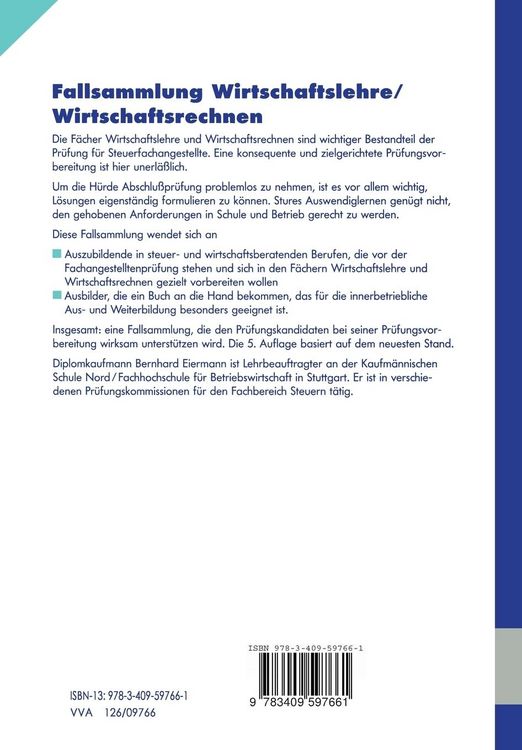Produktbild: Fallsammlung Wirtschaftslehre/Wirtschaftsrechnen