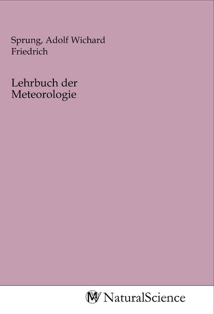 Produktbild: Lehrbuch der Meteorologie