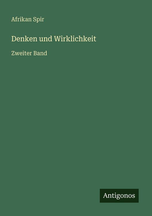 Produktbild: Denken und Wirklichkeit