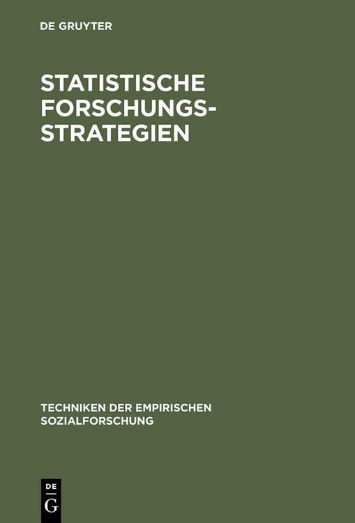 Produktbild: Statistische Forschungsstrategien
