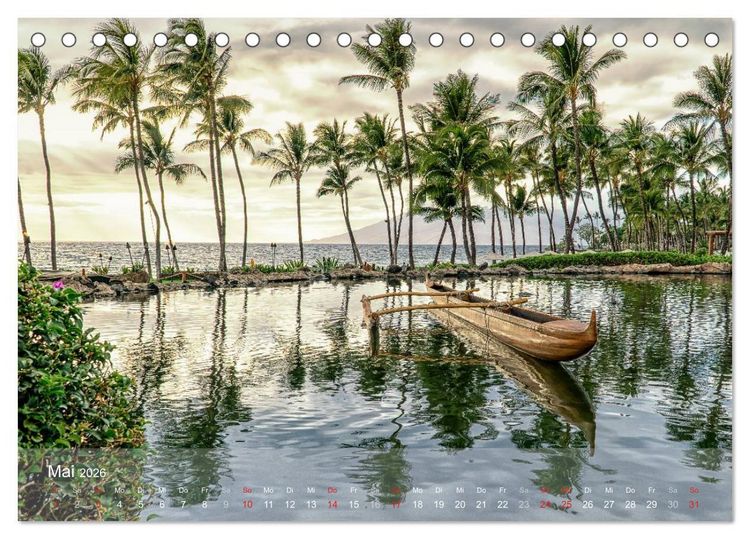 Produktbild: Hawaii - Maui Trauminsel im Pazifik (Tischkalender 2026 DIN A5 quer), CALVENDO Monatskalender