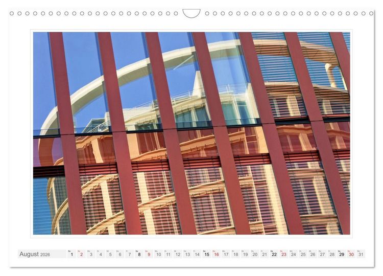 Produktbild: Spiegelnde Fassaden (Wandkalender 2026 DIN A3 quer), CALVENDO Monatskalender