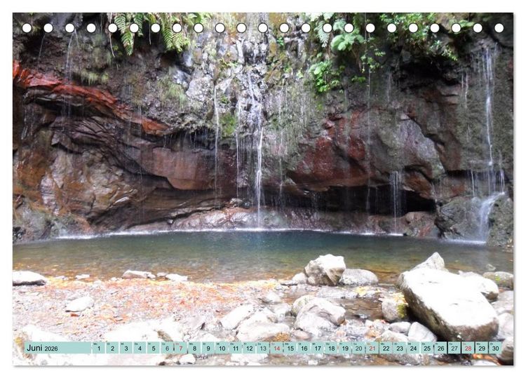 Produktbild: Die Insel Madeira (Tischkalender 2026 DIN A5 quer), CALVENDO Monatskalender