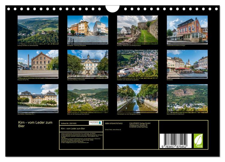 Produktbild: Kirn - vom Leder zum Bier (Wandkalender 2026 DIN A4 quer), CALVENDO Monatskalender