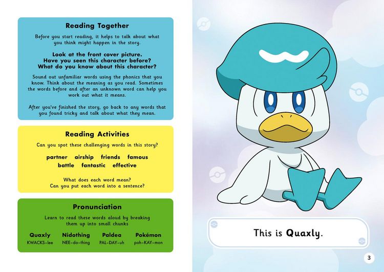 Produktbild: Pokemon Young Readers Level 1: Meet Quaxly