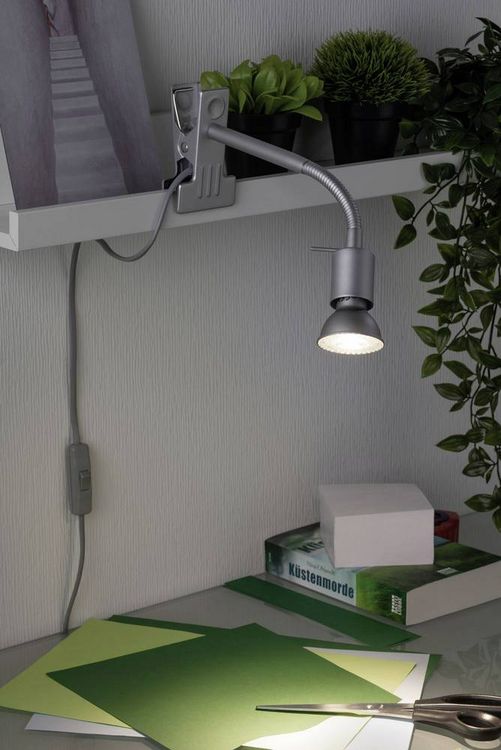 Produktbild: Paulmann Finja 95426 Klemmleuchte LED GU10 35W Chrom (matt)