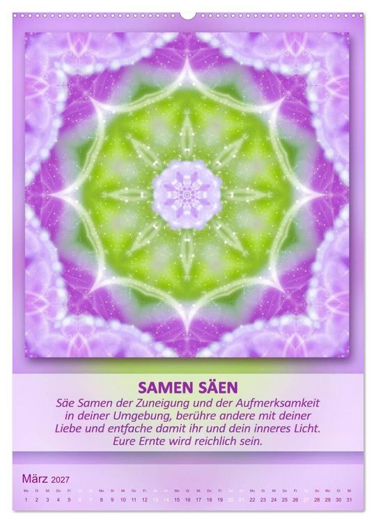 Produktbild: Light Energy Mandalas - Kalender - Vol. 2 (Wandkalender 2027 DIN A2 hoch), CALVENDO Monatskalender