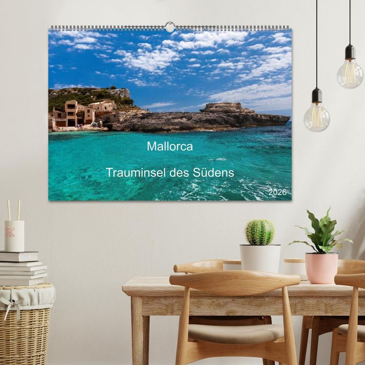 Produktbild: Mallorca - Trauminsel des S&uuml;dens (Wandkalender 2026 DIN A2 quer), CALVENDO Monatskalender