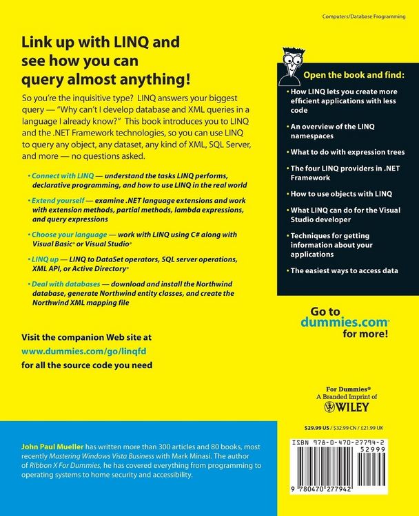 Produktbild: Linq for Dummies