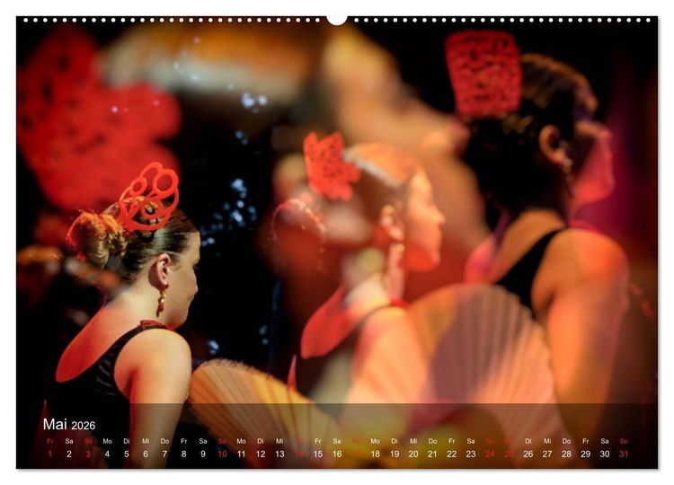 Produktbild: Flamenco - Tanz der Leidenschaft (Wandkalender 2026 DIN A2 quer), CALVENDO Monatskalender
