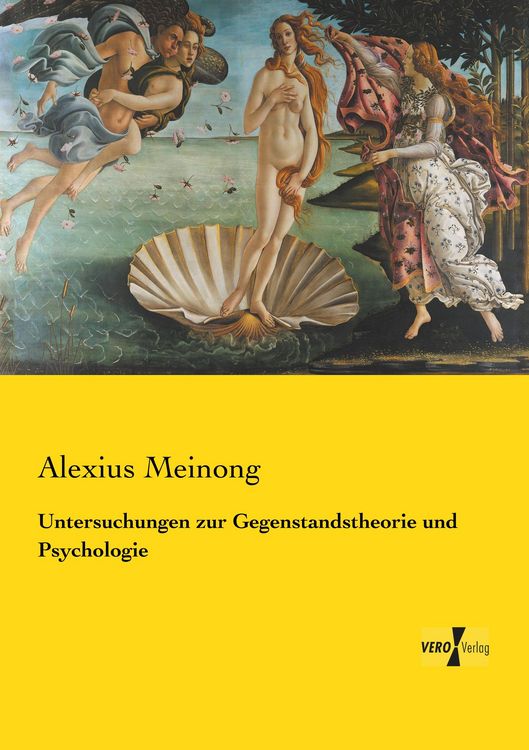 Produktbild: Untersuchungen zur Gegenstandstheorie und Psychologie