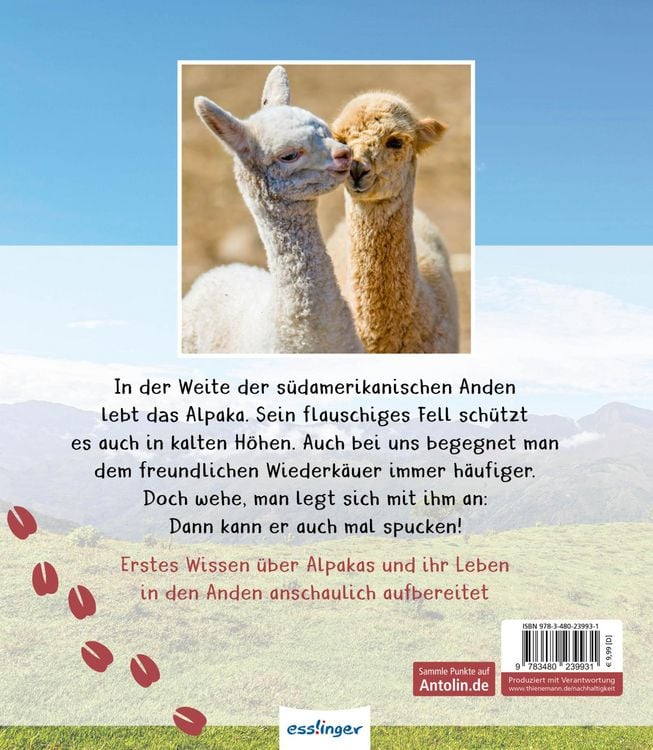 Produktbild: Meine gro&szlig;e Tierbibliothek: Das Alpaka