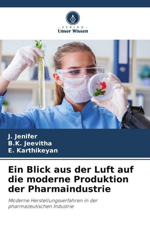 Produktbild: Ein Blick aus der Luft auf die moderne Produktion der Pharmaindustrie