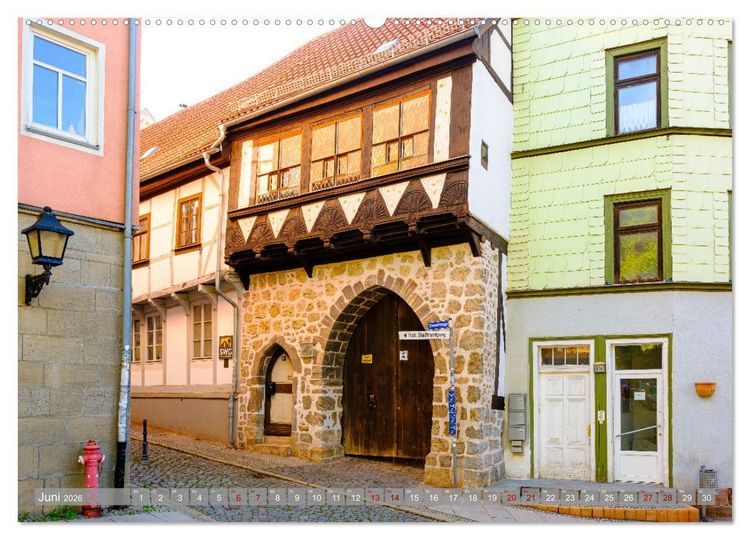 Produktbild: Ein Blick auf Nordhausen am Harz (Wandkalender 2026 DIN A2 quer), CALVENDO Monatskalender
