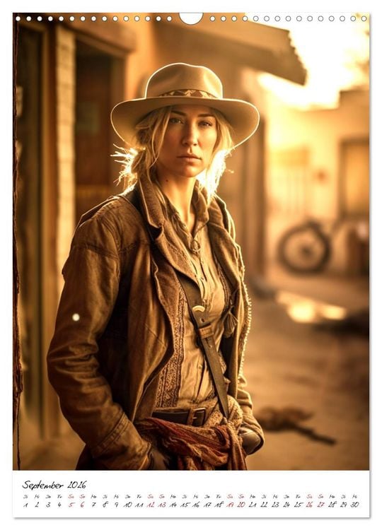 Produktbild: Starke Cowgirls (Wandkalender 2026 DIN A3 hoch), CALVENDO Monatskalender
