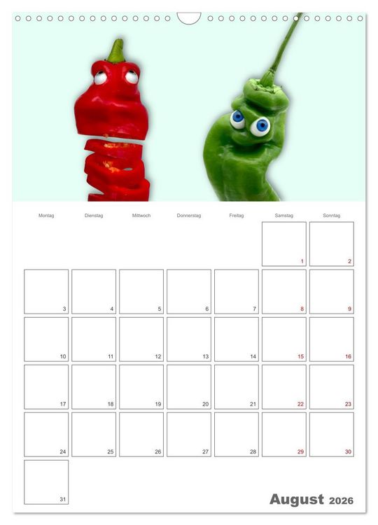 Produktbild: Mord in der Gem&uuml;sek&uuml;che (Wandkalender 2026 DIN A3 hoch), CALVENDO Monatskalender