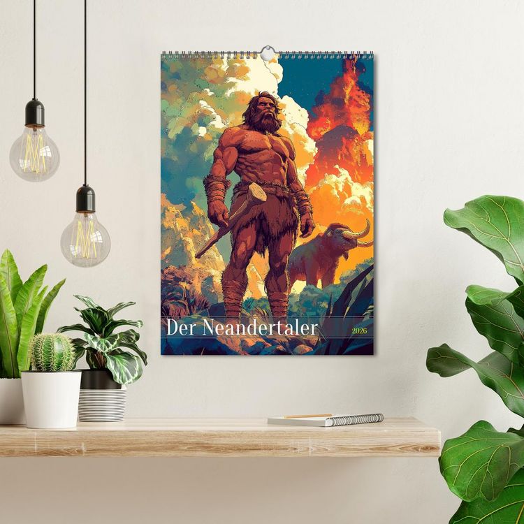 Produktbild: Der Neandertaler - Das vergessene Volk (Wandkalender 2026 DIN A3 hoch), CALVENDO Monatskalender