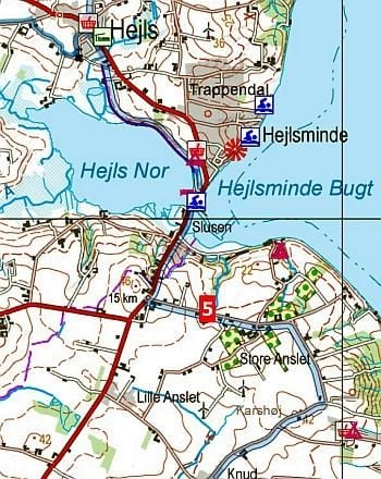 Produktbild: 4 Fahrradkarte D&auml;nemark / Cykelkort Danmark 1:100.000 - J&uuml;tland S&uuml;d
