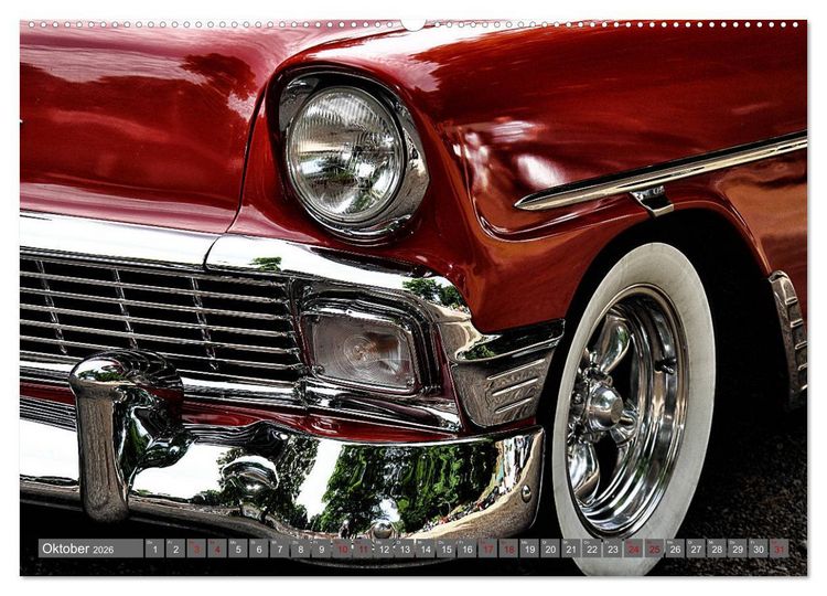 Produktbild: American Old Cars - Amerikanische Autolegenden (Wandkalender 2026 DIN A2 quer), CALVENDO Monatskalender