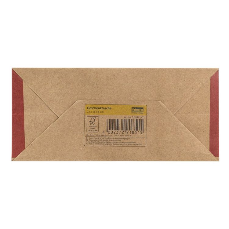 Produktbild: Idena Geschenktasche Happy Birthday 18x23x8cm 140g/m&sup2;