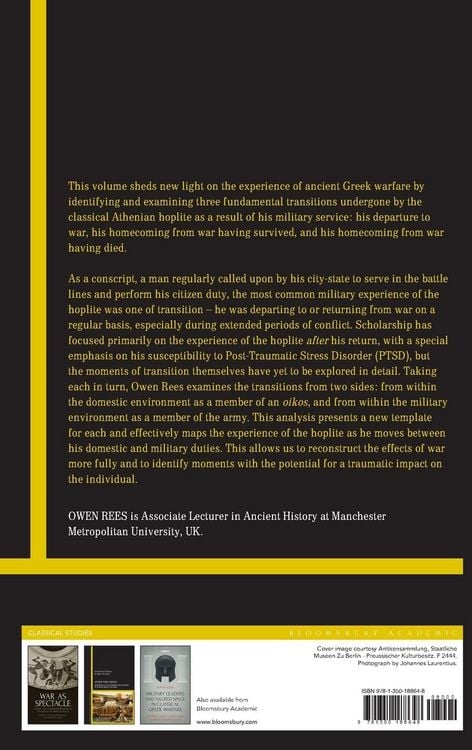 Produktbild: Military Departures, Homecomings and Death in Classical Athens